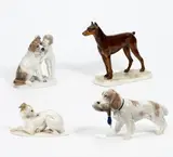Rosenthal, Vier Hundefiguren