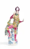 "Oberon" aus Shakespeares Sommernachtstraum by Meissen, 1973, Porzellan, farbig und gold staffiert, sold Nov 2022