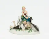 Allegorie "Der Frühling" by Meissen, 20. Jh, Porzellan, farbig staffiert, sold Nov 2022