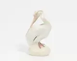 Pelikan by Meissen, Vor 1924, Porzellan, farbig staffiert, sold Nov 2022