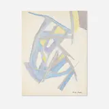 Untitled by Eugenia Sumiye Okoshi, ink on paper, sold Apr 2024