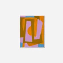 Untitled by Josef Zenk, oil and graphite on paperboard, sold Apr 2024