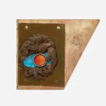George Herms, Oh Yeah, 1973, mixed media assemblage