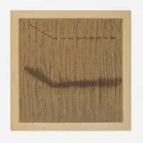 Alwy Visschedyk, Untitled, 1974, sand, twine and mixed media on canvas