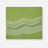 Mel Caines, Yellow-Green (Small Image), 1968, acrylic on canvas