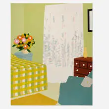 Kevin Appel, Untitled Interior #2, 1995, acrylic and oil on canvas