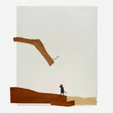 Jon Pylypchuk, you are paraded through the absent moments of your life/I'm the lucky one, 2000, mixed media on panel