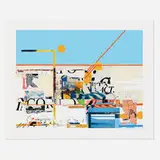 Sam Middleton, Untitled, 1999, offset lithograph in colors