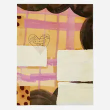 Ruth Root, Lovely Lovely Piece Of, gouache, oil, ink and collage on paper