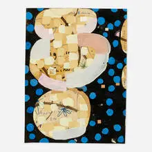 Ruth Root, American Pie of the Eye, mixed media on paper