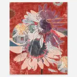 Chris Hood, Warm Bloom, 2018, alkyd on canvas