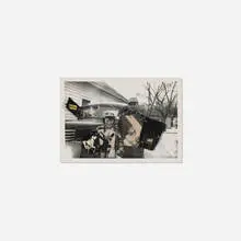 Tracey Snelling, The Mistake, 2002, gelatin silver print, paper collage, steel wire