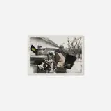 Tracey Snelling, The Mistake, 2002, gelatin silver print, paper collage, steel wire