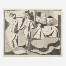 Joseph 'Jo' Lambert Cain, Untitled, 1947, graphite on paper