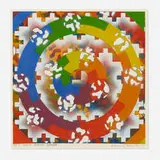 Michael Peter Cain, Cloud Invested Heaven (22.8), 1978, airbrushed gouache on paper