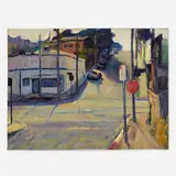 Suong Yangchareon, Glendale Blvd., 1984, oil on canvas