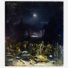 Nathan Zeidman, Big Bear Lake, 2014, oil on canvas