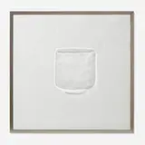 Sang-Min Lee, Celadon Cup, 2017, engraved glass in artist's frame