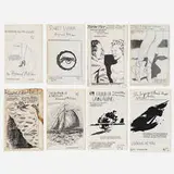 Raymond Pettibon, Collection of eight zines, 1985-92, staple-bound offset lithographs