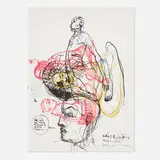 Carlos Quintana, Buda iluminandose, 2011, mixed media on paper