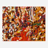 Richmond Burton, Everything is Early 2, 1997, oil on canvas