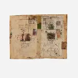Hannelore Baron, Untitled, 1982, mixed media and cloth collage on paper