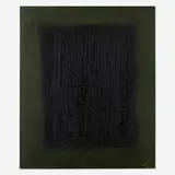 Adja Yunkers, Bal des pendus IV (Dance of the Hung), 1977-79, rope, oil on canvas, wood