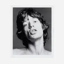Mick Jagger (from the Song portfolio) by Francesco Scavullo, gelatin silver print, sold Apr 2024