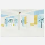 Kevin Appel, Garden View (Spring), 1998, acrylic on canvas over panel in two parts