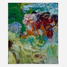 Eileen Downey, Botanical Meditation, 1960, oil on canvas