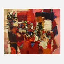 Robert Frame, Summer Still Life, 1961, oil on canvas