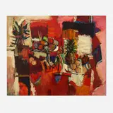 Robert Frame, Summer Still Life, 1961, oil on canvas