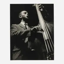 Lisette Model, Percy Heath, New York Jazz Festival, 1956-61, vintage gelatin silver print
