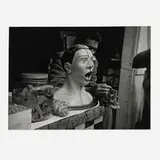 Nathan Lerner, Head, Maxwell Street, gelatin silver print