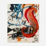 William Quigley, Untitled, 1999, oil and mixed media on paper