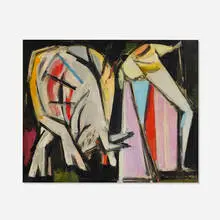 Manfred Schwartz, Matador, oil on linen