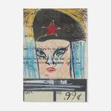 Marcel Dzama and Oscar Murillo, Untitled, 2015, acrylic, pastel and inkjet on paper