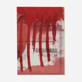Oscar Murillo, Untitled, 2015, oil stick and inkjet on paper