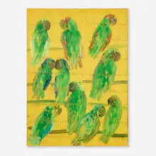 Hunt Slonem, Amazons, 2013, oil on canvas