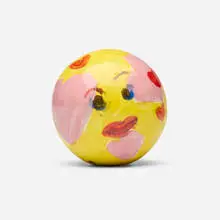 Laura Owens, Untitled (from the Emoji series), 2015, glazed earthenware