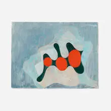 Thomas Nozkowski, Untitled, oil on paper