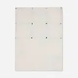 Junji Amano, Field of Wind 99-G08, 2002, acrylic on paper with lead collage