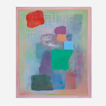 Robert Natkin, Untitled (from the Hitchcock series), 1984, acrylic on canvas