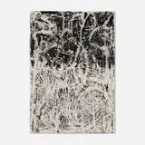 Will Benedict, Untitled (Spicy Like A Cactus), 2015, plaster and charcoal on foamcore in galvanized steel binding