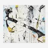 Marcel Eichner, Untitled, 2013, acrylic and ink on canvas