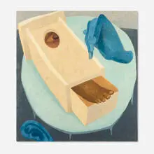 Ginny Casey, Drawer Game, 2016, oil on canvas