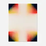 Adam Henry, A Complete Compression, 2014, synthetic polymers on linen