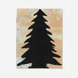 Donald Baechler, Tree, 1998, gouache on tea-stained paper