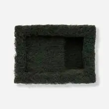 Richard Artschwager, Hairbox (for Parkett 23), 1990, enamel on rubberized horsehair with wood backing
