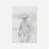 John Lear, Untitled (Cowboy), 2006, graphite on paper
